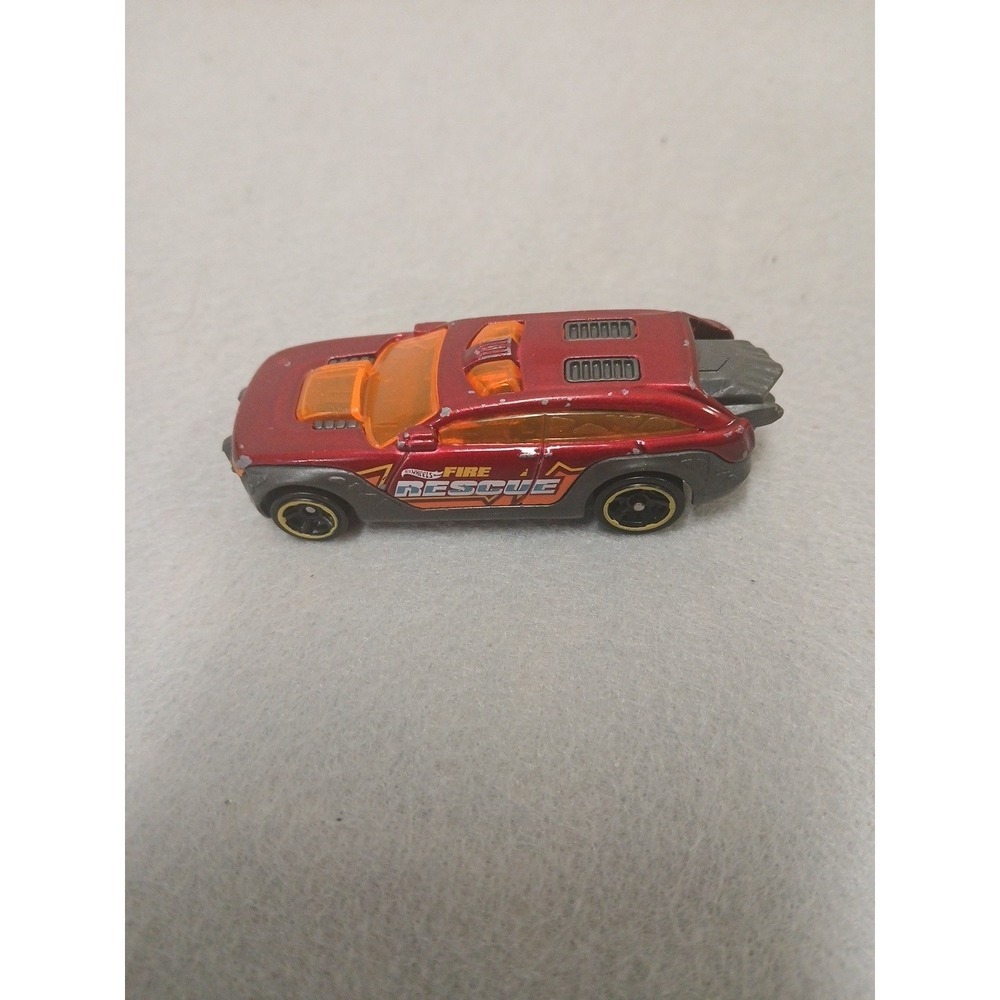 2012 Hot Wheels Mattel City HW Pursuit Car Loose Fire Dept Die-Cast Scale rare